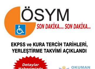 Ekpss Tercihleri ve Kura Takvimi Açıklandı 2018
